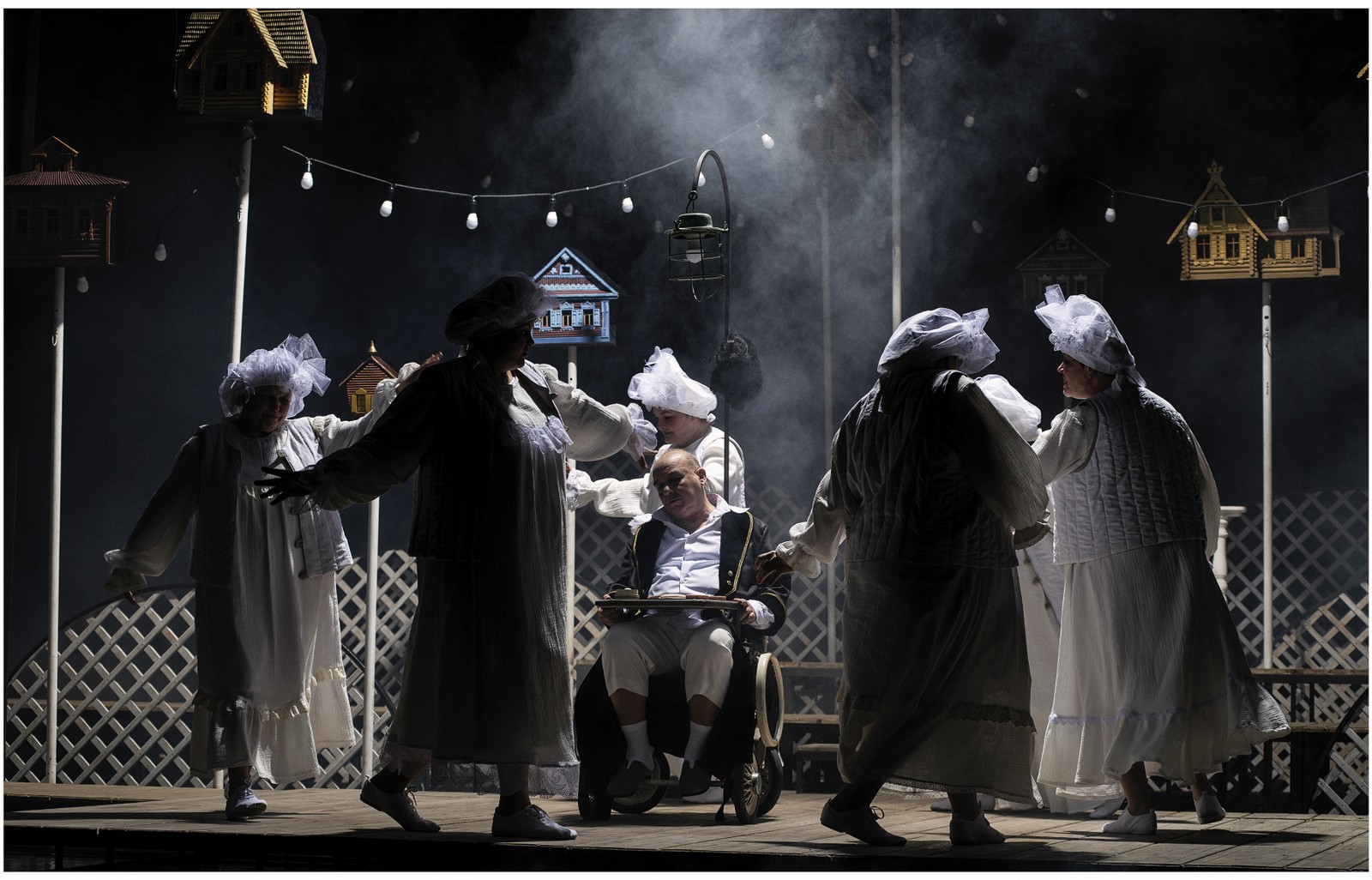 Grandfather's Dream by F. M. Dostoevsky, directed by Y.. Pakhomov, . Scenography and costumes by V. Pravdina. Bryansk Theater of the Young Spectator, 2021 photo on stage